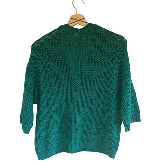 Gerry Weber Green V-Neck Sweater - Picture 2 of 3